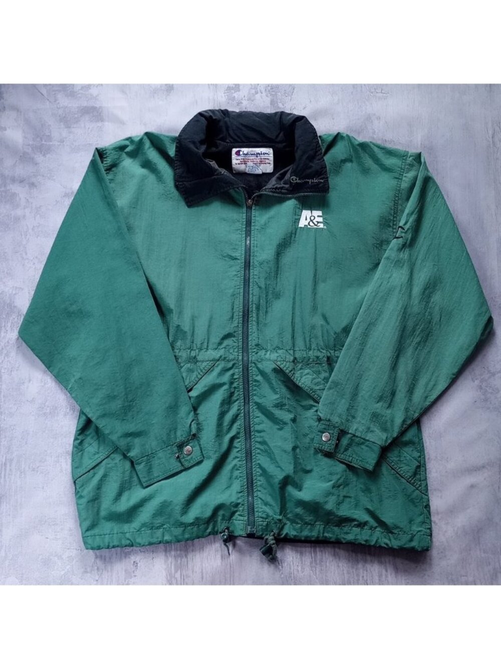 Vintage 90s A&E TV Network Champion Jacket